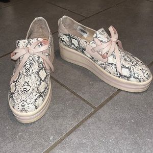 Dami snakeskin slip on sneakers